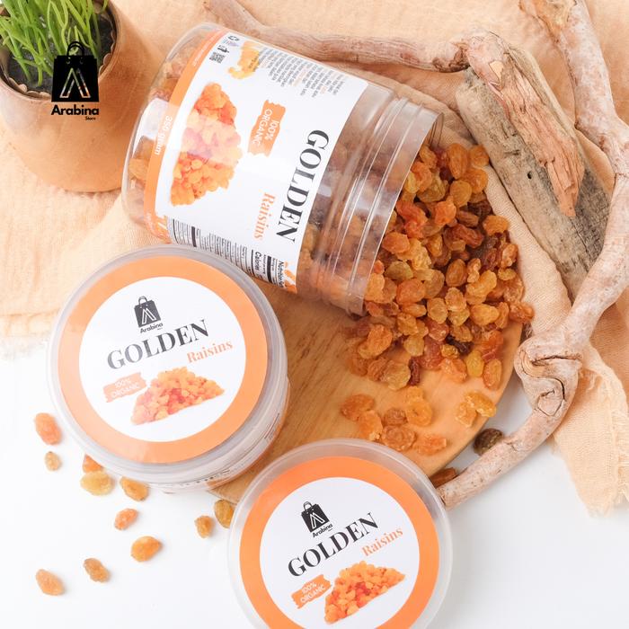 

Arabina Kismis Golden Raisin Organik Cemilan Kaya Energi dan Nutrisi - Food, Snack