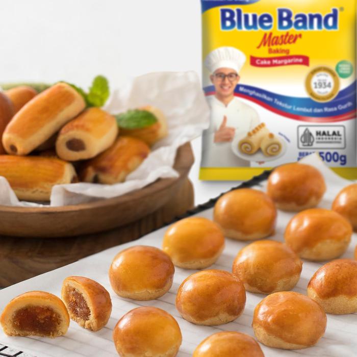 

Bundling 12pcs Blue Band Master Cake Margarine Pouch 500gr
