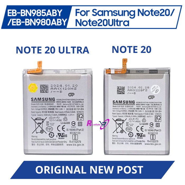 TOP BATERAI SAMSUNG GALAXY NOTE 20 / NOTE 20 ULTRA ORIGINAL 100% NEW -