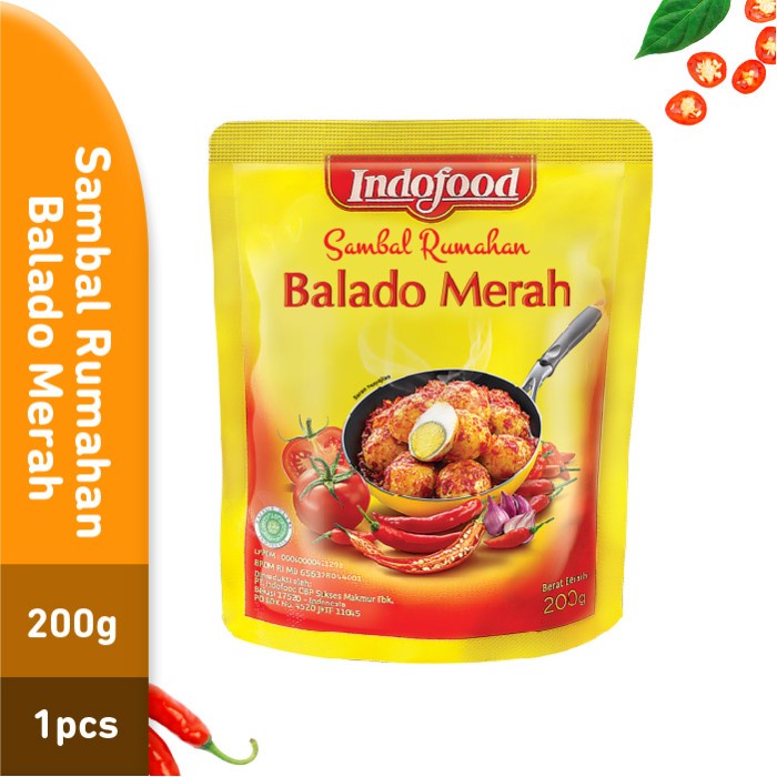 

Sale! Sambal Indofood Balado Merah 200 Gr (Pcs)