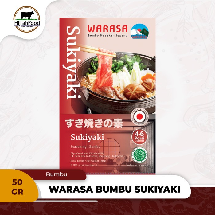 

Sale! Warasa Bumbu Sukiyaki Sauce - Non Msg (Qty. 1 Pack)