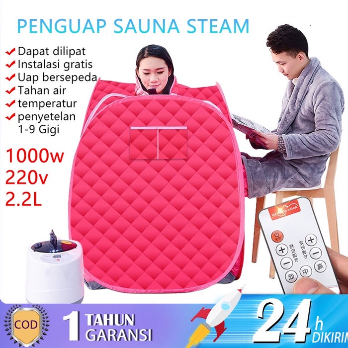 Sauna Portable Steam Portable Sauna Pelangsing Tubuh Alat Sauna Room Kecantikan