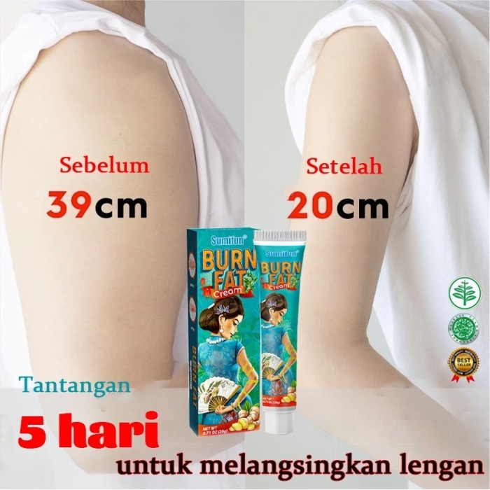 READY Sumifun Burn Fat Cream 20g Balsem Pembakar Lemak Pelangsing Krim Pelangsing Tubuh Krim