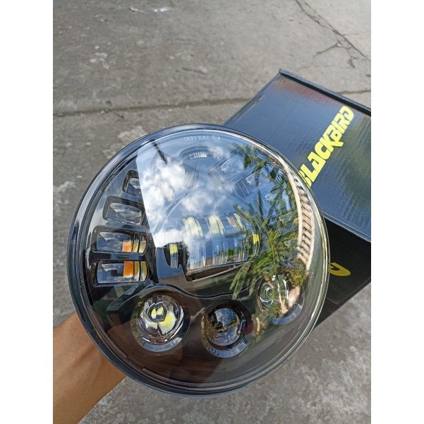 Grosir Daymaker Blackbird 7 Inch 19 Led Pnp Ninja Tiger Megapro Vexion Import