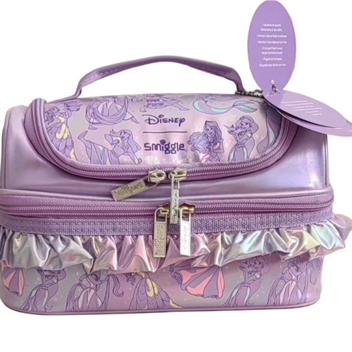 Tas Smiggle Disney Princess Backpack Lunchbag