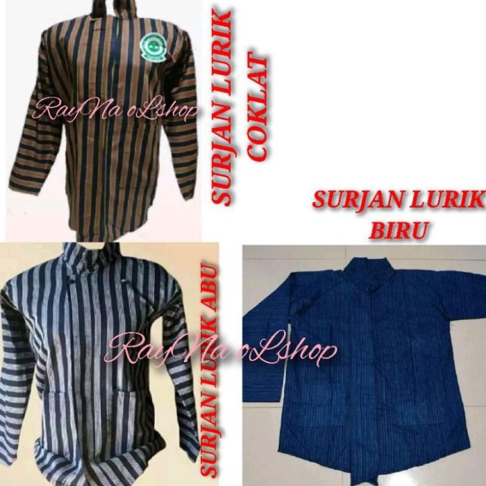 TERBAIK SURJAN LURIK KUTUBARU UKURAN SUPER JUMBO, BAJU ADAT JAWA PRIA, PAKAIAN TRADISIONAL MODERN