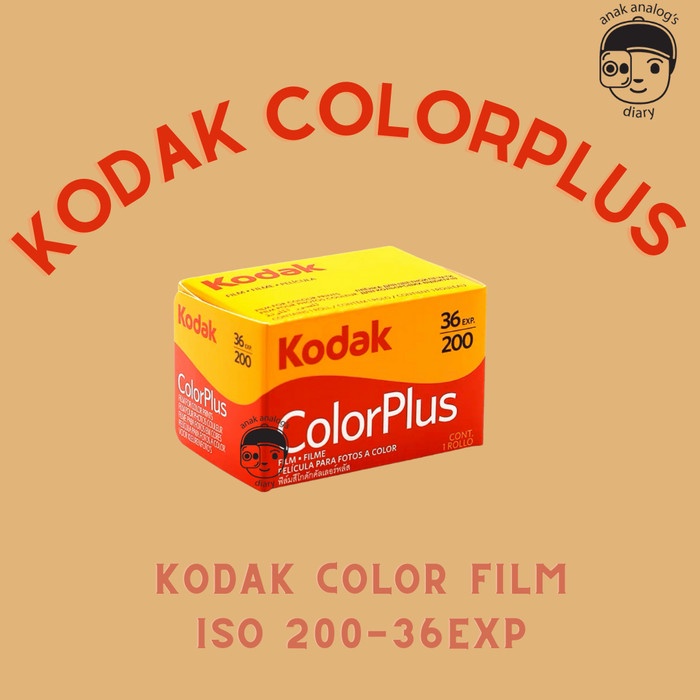 Roll Film Kodak Colorplus 200 35Mm Iso 200 Film Analog Color Plus Kcp
