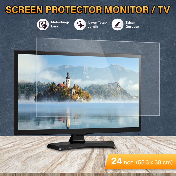 Anti Gores Tv Monitor 24 Inch Screen Guard Lg Mi Xiaomi Gaming Led Hd
