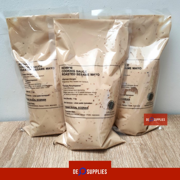 

Sale! Kewpie Roasted Sesame Mayo 1Kg - Cooking Sauce Wijen Salad Mayonaise