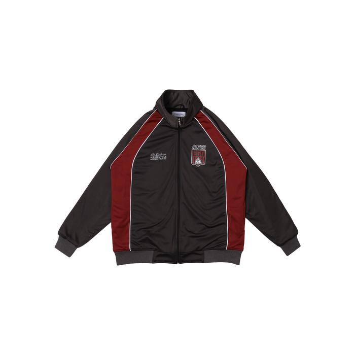 W.Essentils x Alter ego Obelisk Track Jacket Dark Heather/Foxblood