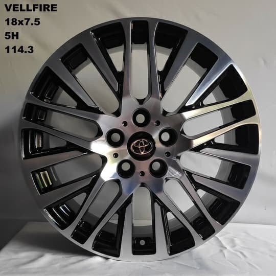 Berkualitas Velg Vellfire / Alphard 18X7.5 ( Khusus Pembelian 1 Pcs ) Harga Khusus
