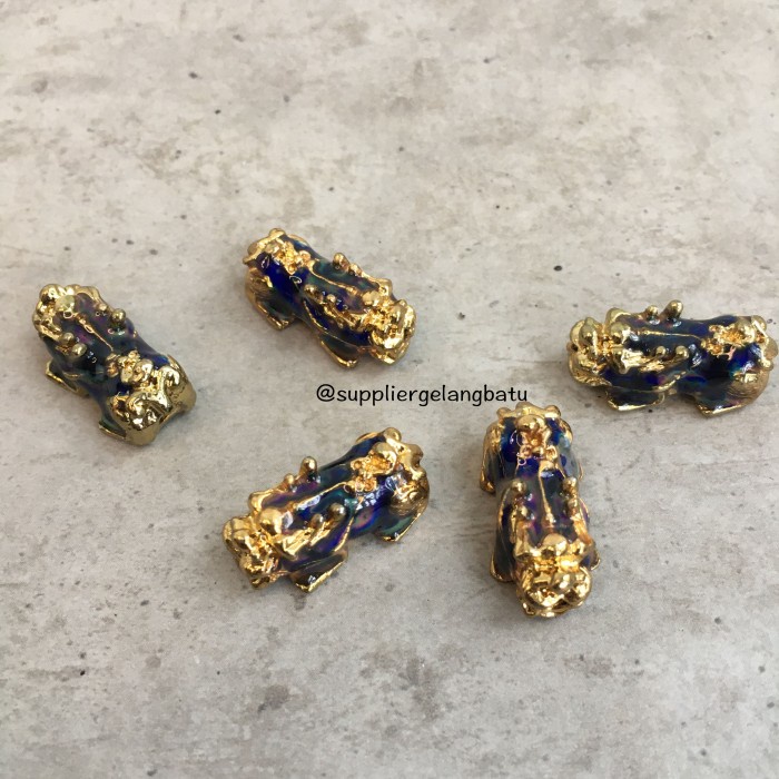 

Terlaris spacer pixiu premium gold 2cm eceran berubah stainless steel coating SALE