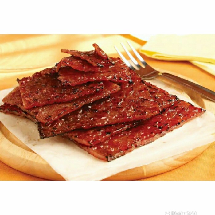 

Terlaris Bee Cheng Hiang Sliced Ayam Dendeng Ayam Bentuk Kotak 300Gr Ready