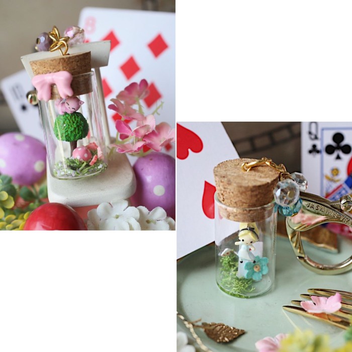 

Terlaris JT Back To Wonderland Glass Dome Keyring - Jasmine Tease handmade SALE