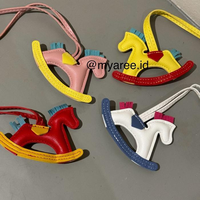 

Terlaris Myaree-Bag Charm Leather Rocking Horse SALE