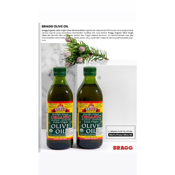 

BRAGG Extra Virgin Olive OIL