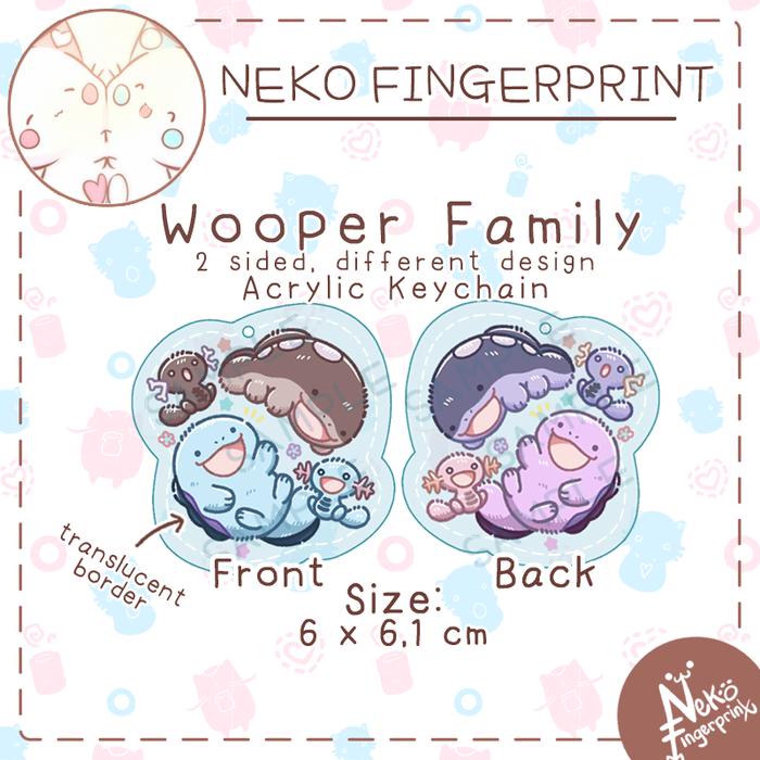 

Terlaris Wooper Family Acrylic Keychain - Clodsire & Quagsire SALE