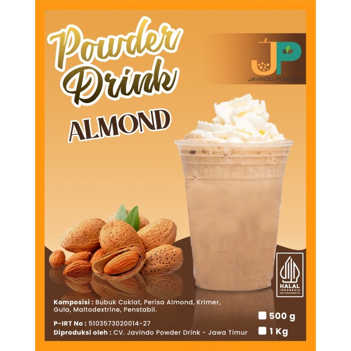 

BUBUK MINUMAN ALMOND