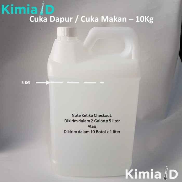 

Cuka Dapur 10 Kg Vinegar Cuka Makan Asam Cuka 98% Cuka Food Grade