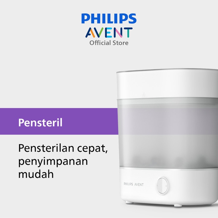 Philips Avent Sterilizer Alat Steril Botol Susu Bayi Terbukti Hilangkan 99,9% Kuman SCF291/00