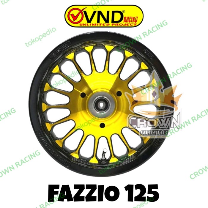 New Velg Vnd Roulette Ring 12 Yamaha Fazzio 125 Motor Motorcycle