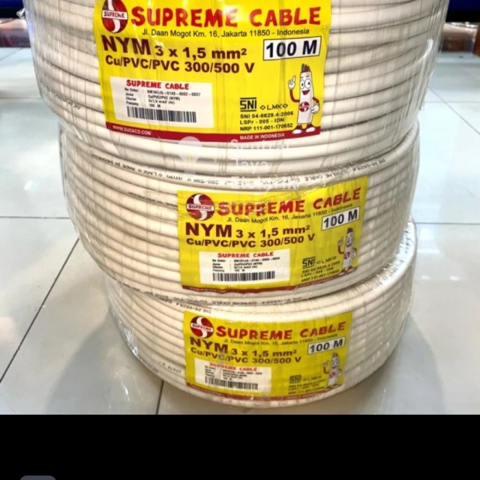 Kabel Nym 3X1,5 Mm Supreme @ 100M