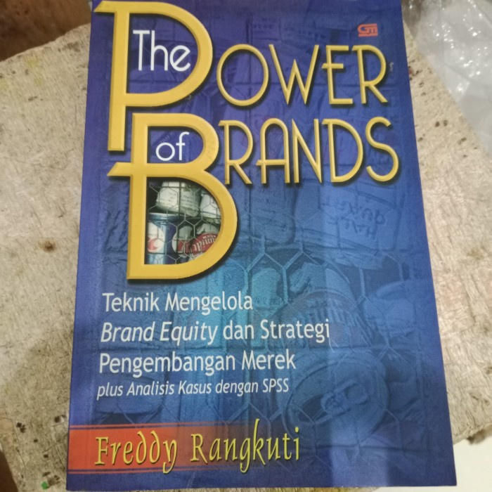 

SALE !!! ORI THE POWER OF BRANDS - FREDDY RANGKUTI READYY