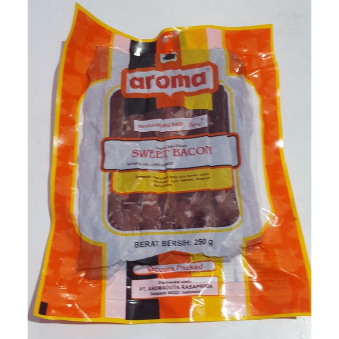

Tersedia SWEET BACON (250gram) BABI AROMA BALI