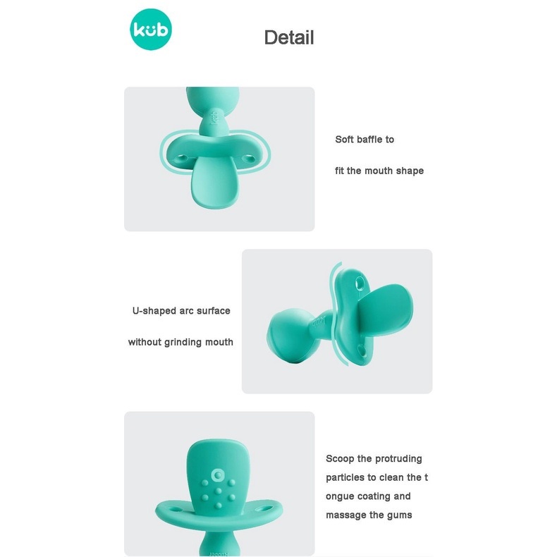 Kub Baby Silicone Fork Spoon