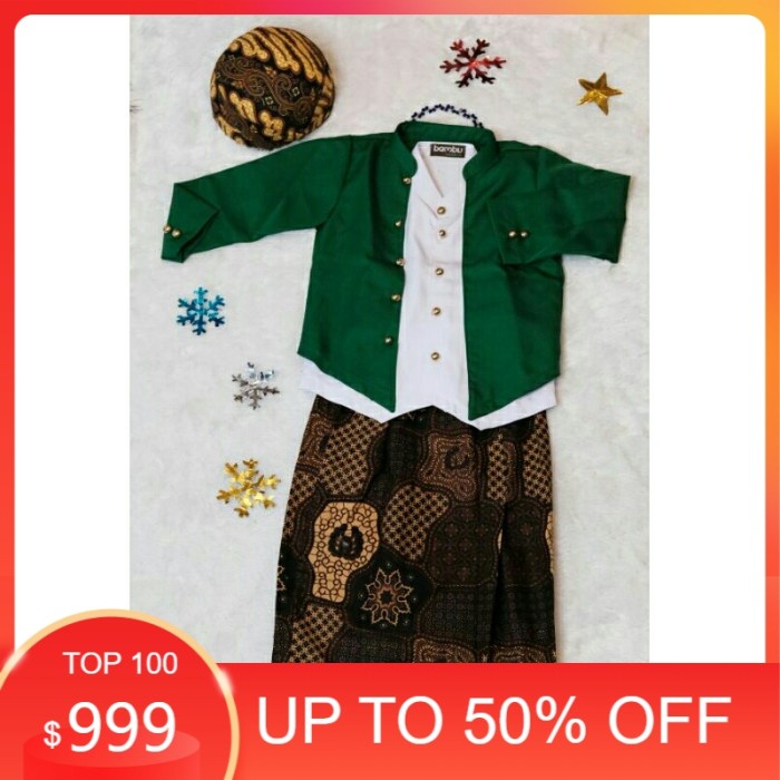 TERJAMIN Set Baju Tradisional Jawa / Baju Dalang OVJ / Baju Adat Jawa