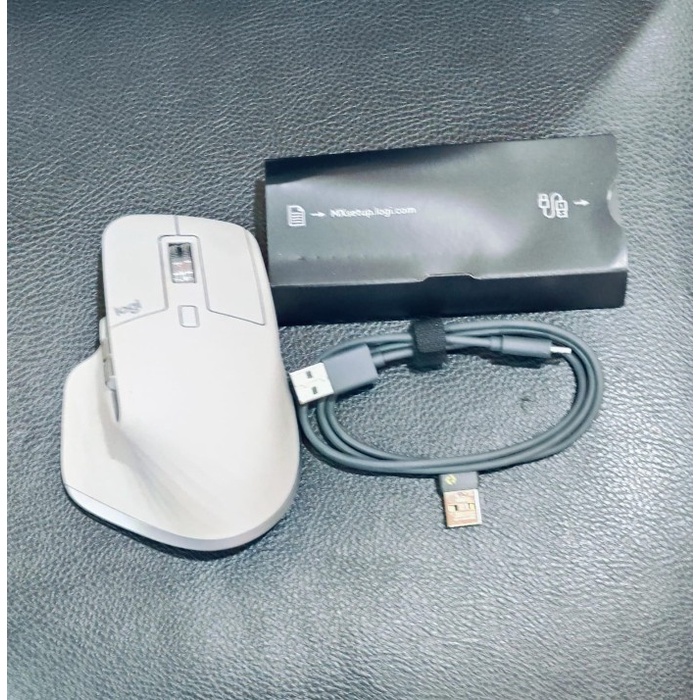 Logitech MX Master 3S Wireless Bluetooth Mouse Silent Switch Bekas