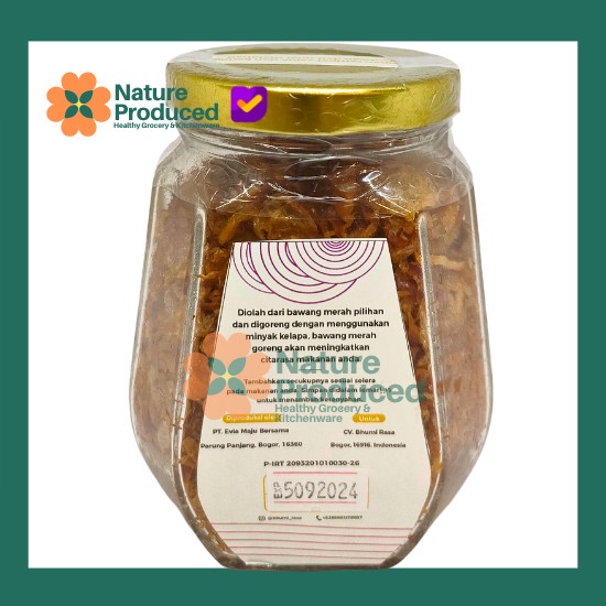 

SALE !!! BHUMI RASA BAWANG MERAH GORENG ORGANIC 100G READYY
