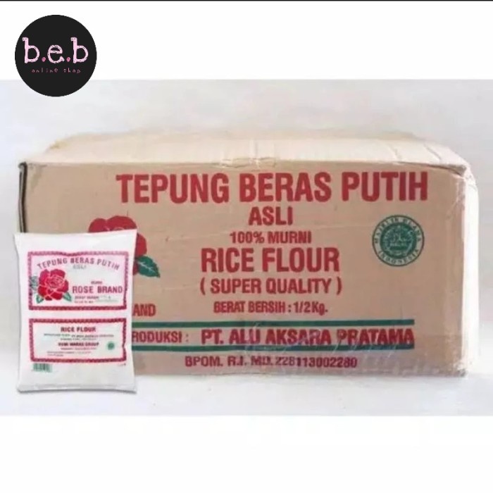 

SALE !!! TEPUNG BERAS ROSE BRAND 500GR ISI 20 DUS KARTON READYY
