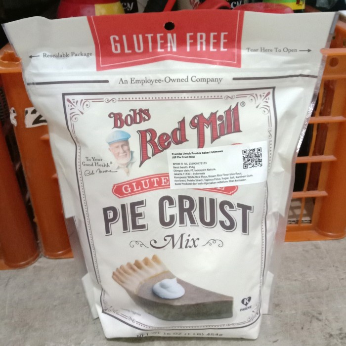 

SALE !!! BOBS RED MILL PIE CRUST MIX 454 GR/PREMIKS KUE/TEPUNG GLUTEN FREE READYY