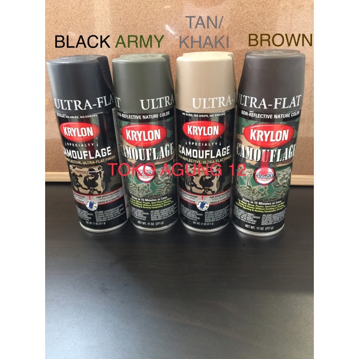Beliyukkk- Cat semprot Camouflage Krylon
