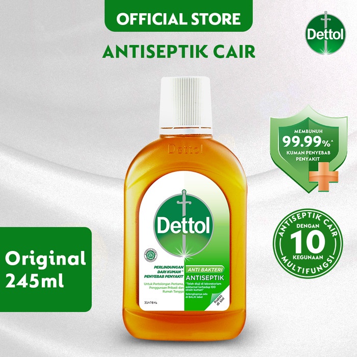 Dettol Cairan Antiseptik 245ml - Cairan Antiseptik