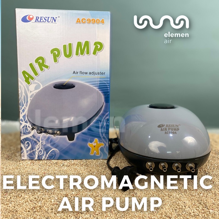 Pompa Udara Resun AC-9904 AC9904 Aerator Aquarium Silent Air Pump