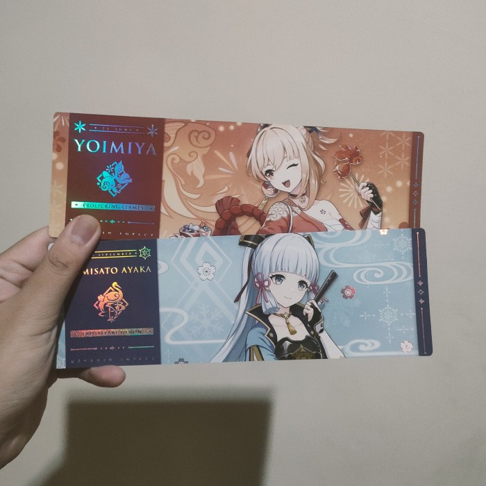SALE !!! TICKET AYAKA YOIMIYA EVENT GENSHIN FESTIVAL KENANGAN TEYVAT READYY