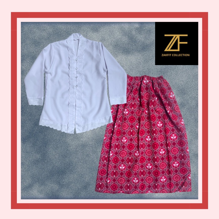 CUCI GUDANG BAJU SETELAN KEBAYA ANAK SERAGAM SEKOLAH TK SD PAKAIAN BAJU ADAT PEREMPUAN SUNDA ENCIM