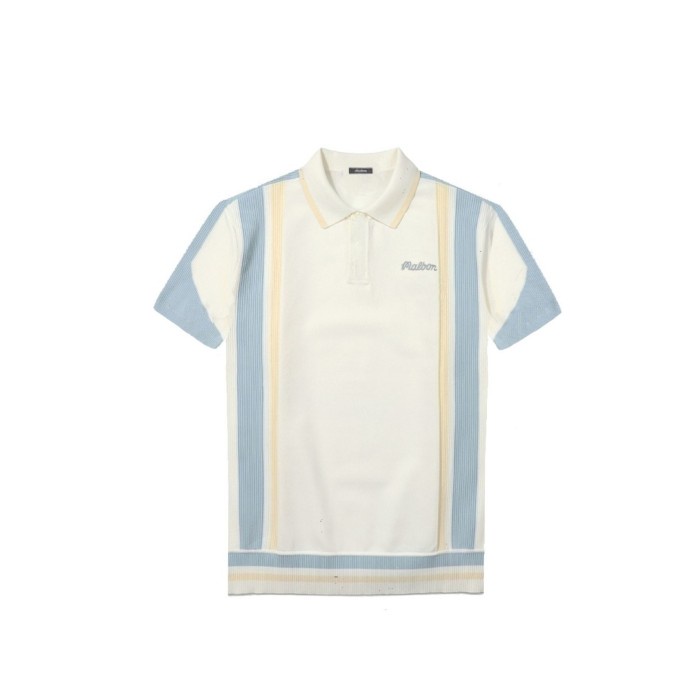 TERLARIS Polo shirt golf pria baju golf pria line kaos golf pria man