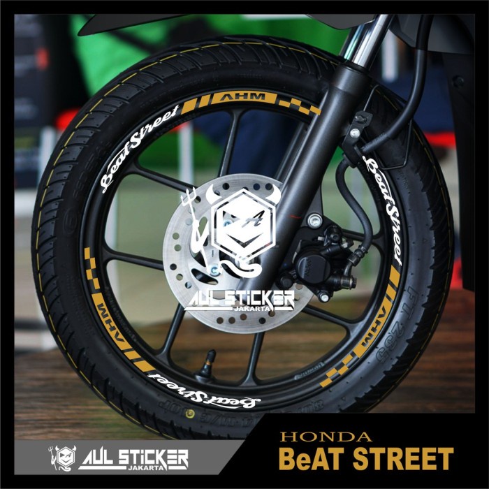 STICKER VELG BEAT STREET DEPAN BELAKANG