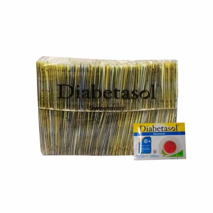 

Sweetener Diabetasol Sachet 200 Gula Original (Nol Kalori) 1 Pack Promo