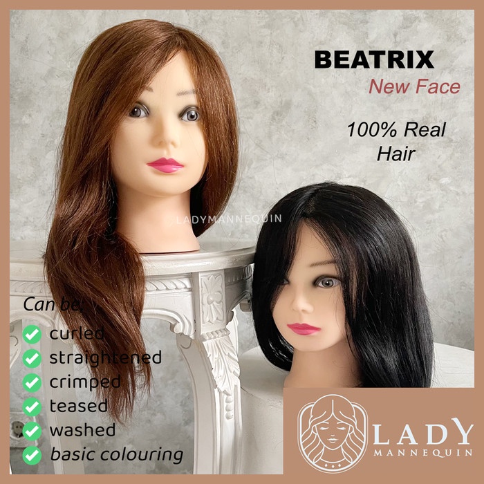 Patung Rambut Manekin Rambut Sanggul Salon Manekin Kepala Rambut