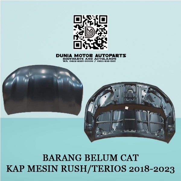 Kap Mesin Motor Toyota Rush Terios 2018 2019 2020 2021Up Baru Import