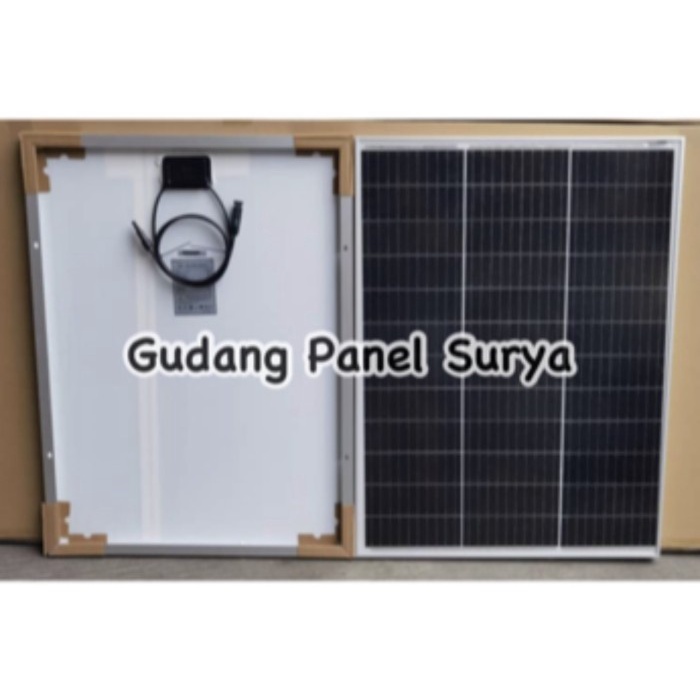 2 Panel 120WP Mono GH / Maysun 120WP Monocrystalline + Packing Kayu
