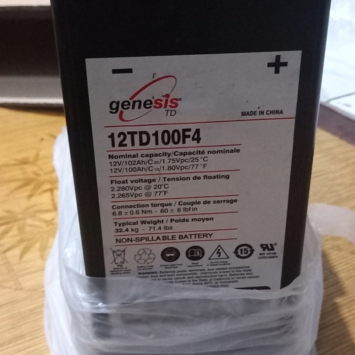 BATTERY AKI 12V 100AH MERK GENESIS