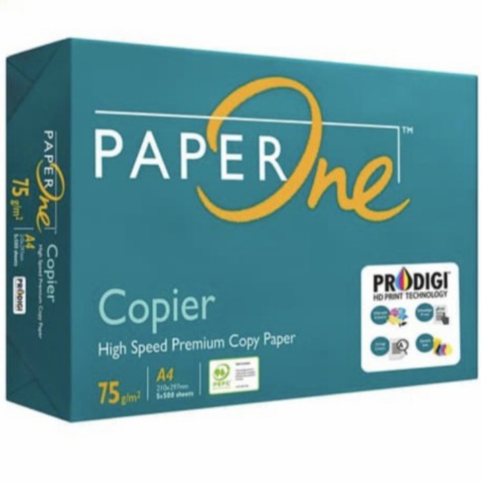 

Terbaru!! Kertas Paperone A4 75Gr / 1 Box / 5 Rim / Khusus Gojek Grab Packing Aman