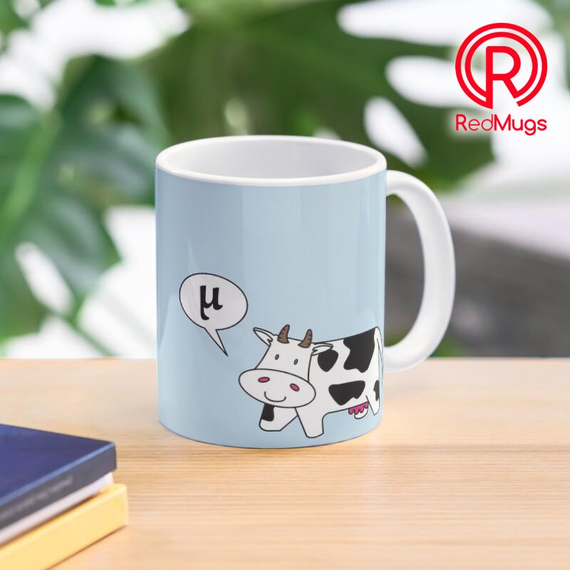 Mug Kopi The Cow Goes Mu  Classic Mug