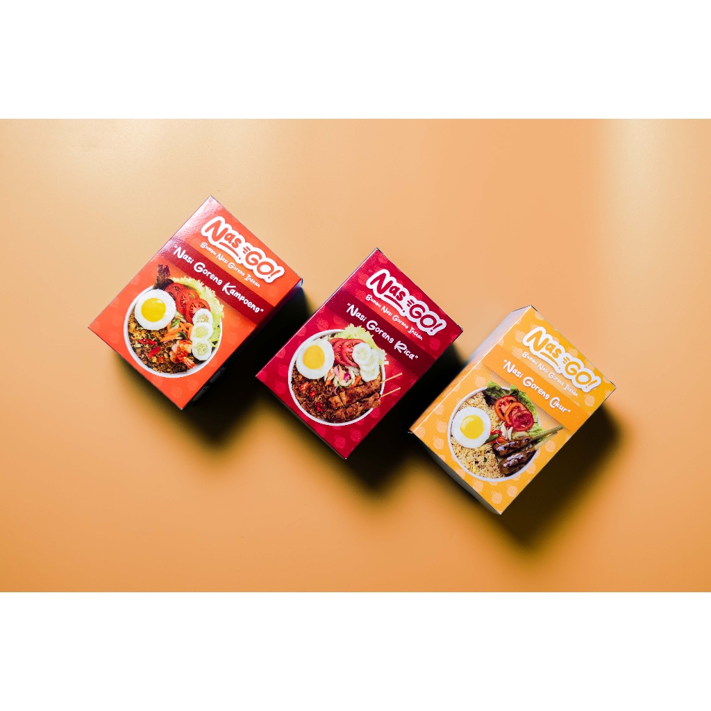 

NAS-GO! Bumbu Nasi Goreng Instan - 1 Box (10 Sachet)