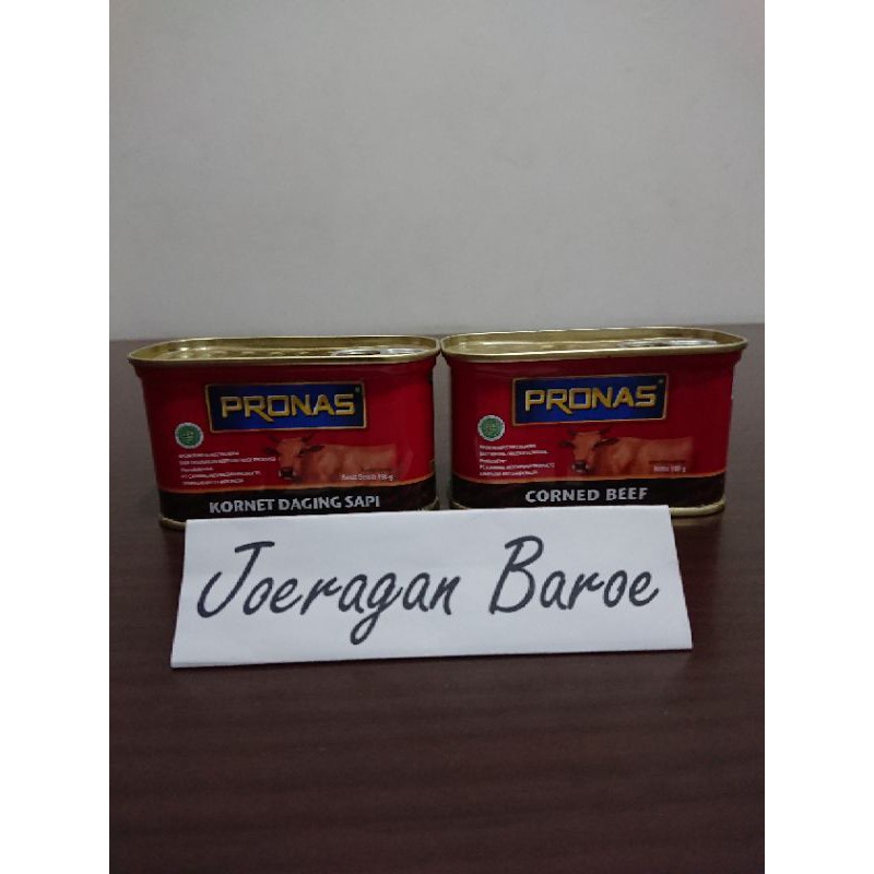 

Kornet sapi corned beef pronas kaleng